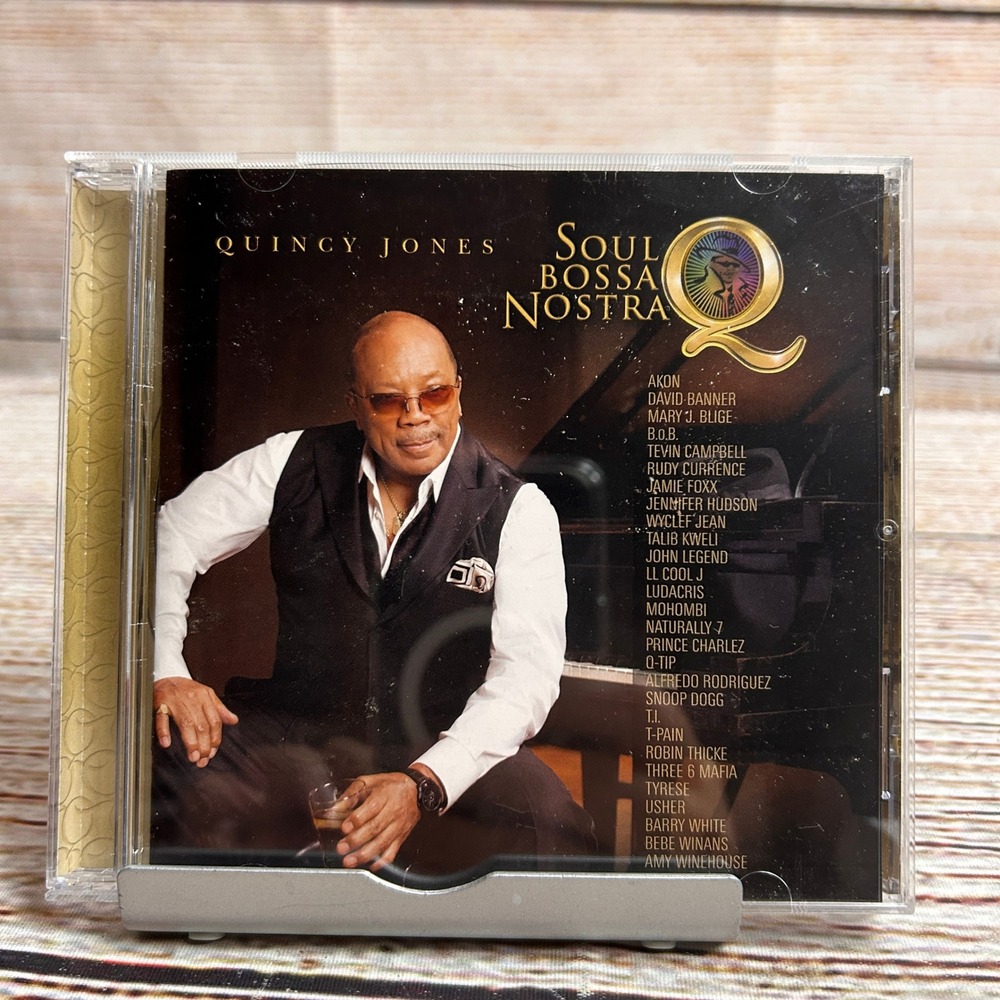 Quincy Jones Q Soul Bossa Nostra CD 2010 Akon Mary J Blige Usher